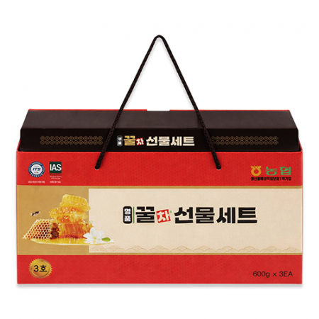 명품 꿀차선물세트 (홍삼벌꿀차1P+흑마늘벌꿀차2P) #3