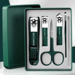 프라임 손톱깎이 네일케어 세트 딥그린 6p