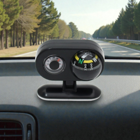 차량용 멀티 나침반 온도계 대시보드 거치형 #2