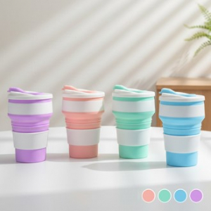 트레블 접이식 실리콘 텀블러 350ml