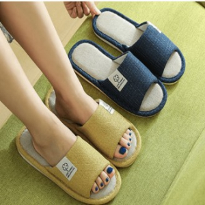 사무실 실내화 슬리퍼 린넨실내화 학원실내화