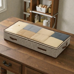 언더베드 리빙박스(100x48cm) (체크)