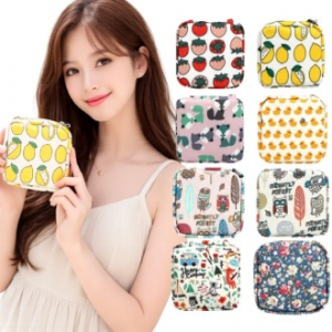 사각파우치 미니파우치 생리대파우치