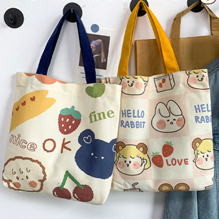 아기자기 캐릭터 에코백 Z2606 #2