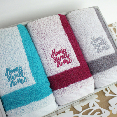 송월타월 명절 설날 새해 신년  핸드타올 크라프트세트(스윗홈고리2p+스티커) #3