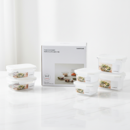 락앤락 항균 비스프리 밀폐용기 테이블탑 집들이세트 6P #4