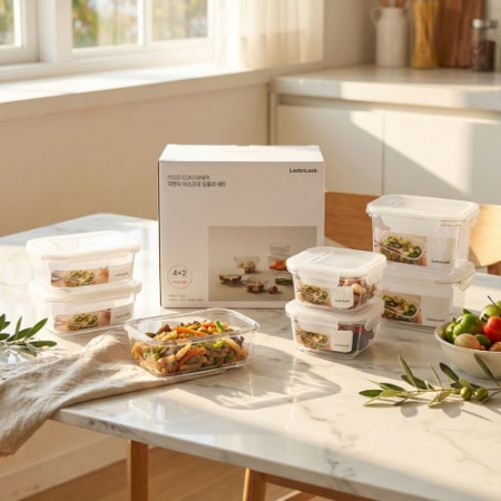 락앤락 항균 비스프리 밀폐용기 테이블탑 집들이세트 6P #3