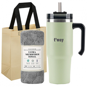 스핀 텀블러 900ml + 타올 선물세트