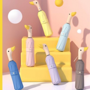 3단 자동 오리 양우산