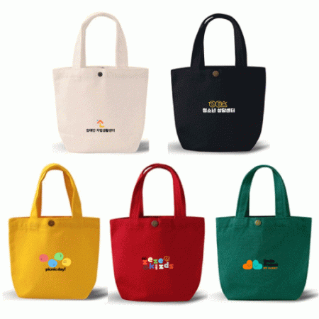 칼라 에코백 캔버스백 캔버스가방 미니에코백 에코가방 무지 학원가방 손가방 보조가방 #3