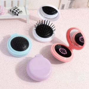 프라임 거울 빗 접이식 쿠션 세트