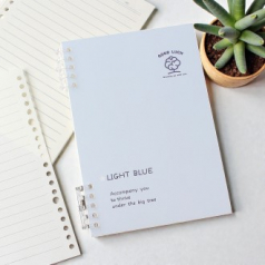 행운가득 유선 노트 2p세트 (블루)