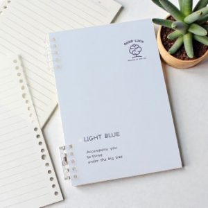 행운가득 유선 노트 2p세트 (블루)