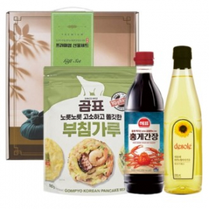 혼합실속3종(해바라기유+홍게간장+부침가루)