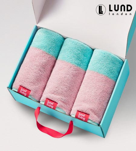 LUND LONDON 스윗컬렉션 타올 3P 선물세트 #2