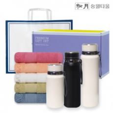 송월 프리미엄 선물 세트 (샤보렌 식스40 1P 프리미엄온도텀블러 600ml)