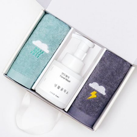 생활공작소 핸드워시 +미니 타올 2개 선물세트 #2