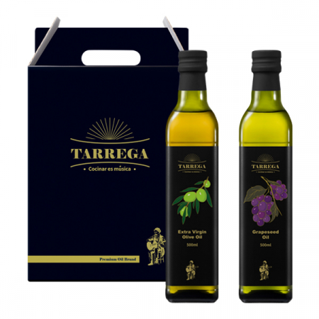 [타레가]오일 500mlx2 선물세트(올리브+포도) #2