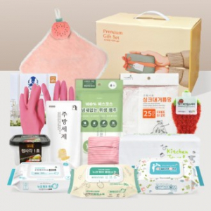 톡톡리빙세트 18호 주방선물세트 수세미주방세제