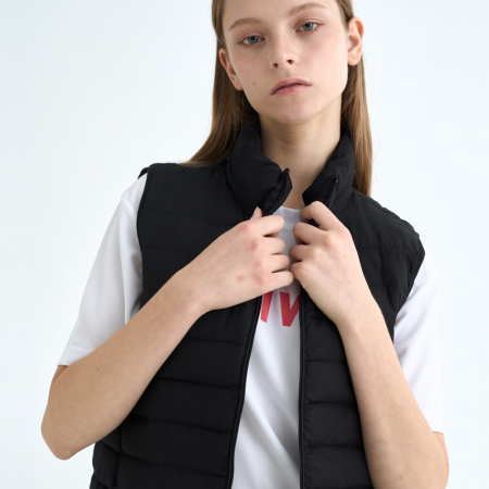 매직 듀스포 패딩 집업 조끼 웰론 베스트 남여공용 보온 #2