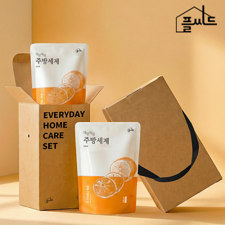 플씨드 매일매일 주방세제 세트(리필용300ml+리필용300ml) #2