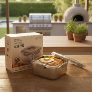 프로벨라 대용량 스텐 밀폐찬통 3.2L