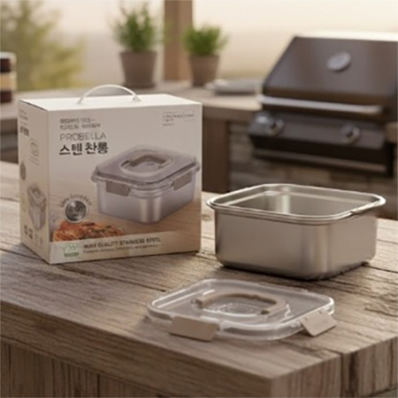 프로벨라 대용량 스텐 밀폐찬통 4.2L #3