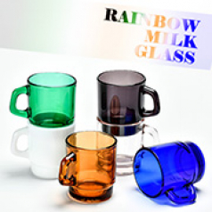 레인보우 밀크글라스