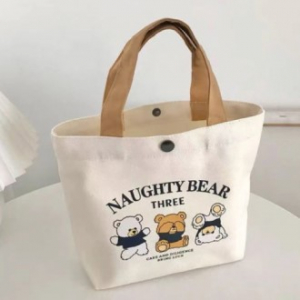 프라임 곰돌이 캐릭터 미니 에코백