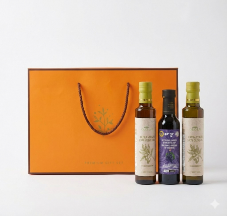 올리브오일 엑스트라버진 250ml * 2p + 발사믹식초 250ml 선물세트 #2