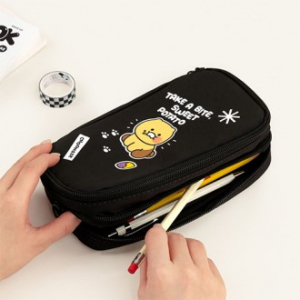 캐릭터 모노톤 투지펀 펜슬 파우치