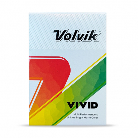 볼빅 3피스 퍼팅라인 무광 비비드 골프공 #3