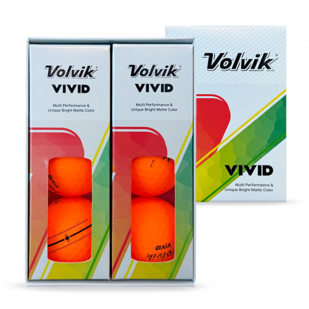 볼빅 3피스 퍼팅라인 무광 비비드 골프공 #2