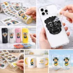 소량 제작 스티커 UV DTF 풀컬러 인쇄 주문 제작