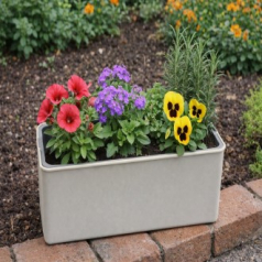 셀프워터링 사각 화분