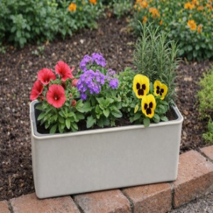 셀프워터링 사각 화분