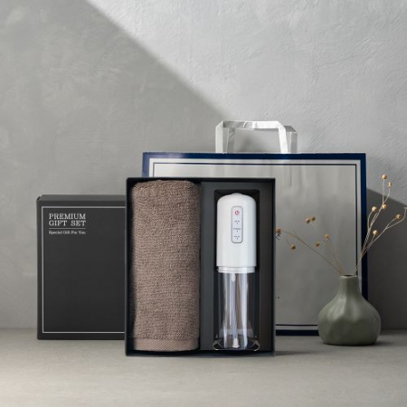 송월 프리미엄 선물 세트 송월 뉴 컬러 무지40 + 구강세정기 1P #2