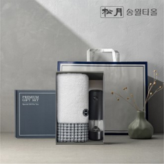 송월 프리미엄 선물 세트 송월 호텔컬렉션 톤40 + 전동그라인더 1P