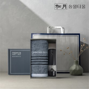 송월 프리미엄 선물 세트 카운테스마라 포라인40 + 전동그라인더 1P