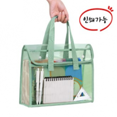 PVC학원가방 투명가방 학원가방 보조가방 방수가방 어린이가방