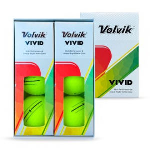 볼빅 3피스 무광 비비드 골프공