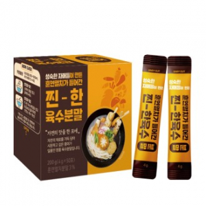 성숙한자매들 찐한 훈연멸치 들어간 육수가루 국산 천연조미료 분말육수 4g 50포