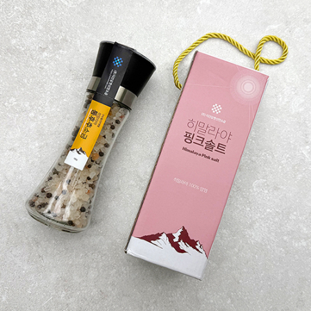 송월타올 소금 답례품 세트(땡큐190g1+핑크솔트180g1) #4