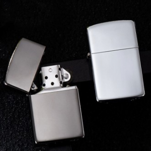 메탈 크롬 지포 라이터