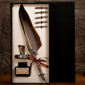 캘리그라피 깃털펜 세트