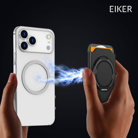 EIKER 심플 맥세이프 카드지갑 360도 회전 링스탠드 #4