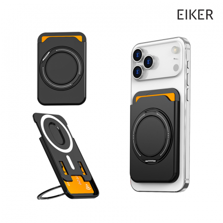 EIKER 심플 맥세이프 카드지갑 360도 회전 링스탠드 #2