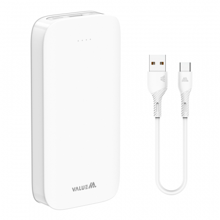 밸류엠 라이트 핏 보조배터리 20000mAh (C타입 케이블+8핀 젠더) #3