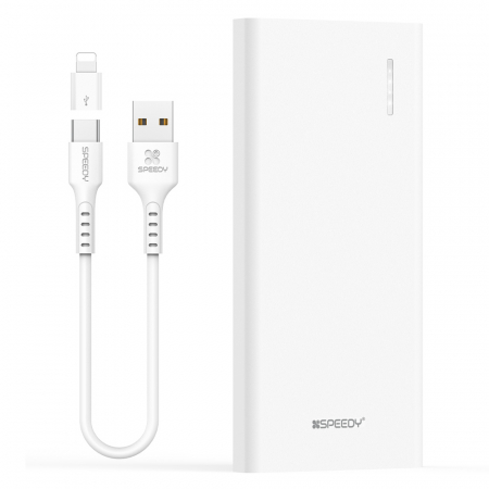 스피디 슬림 핏 보조배터리 10000mAh (C타입 케이블+8핀 젠더) #3