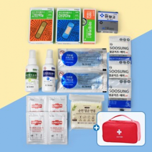마데카솔 연고 아쿠아밴드 구급함 17종